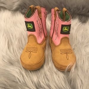 John Deere baby boots